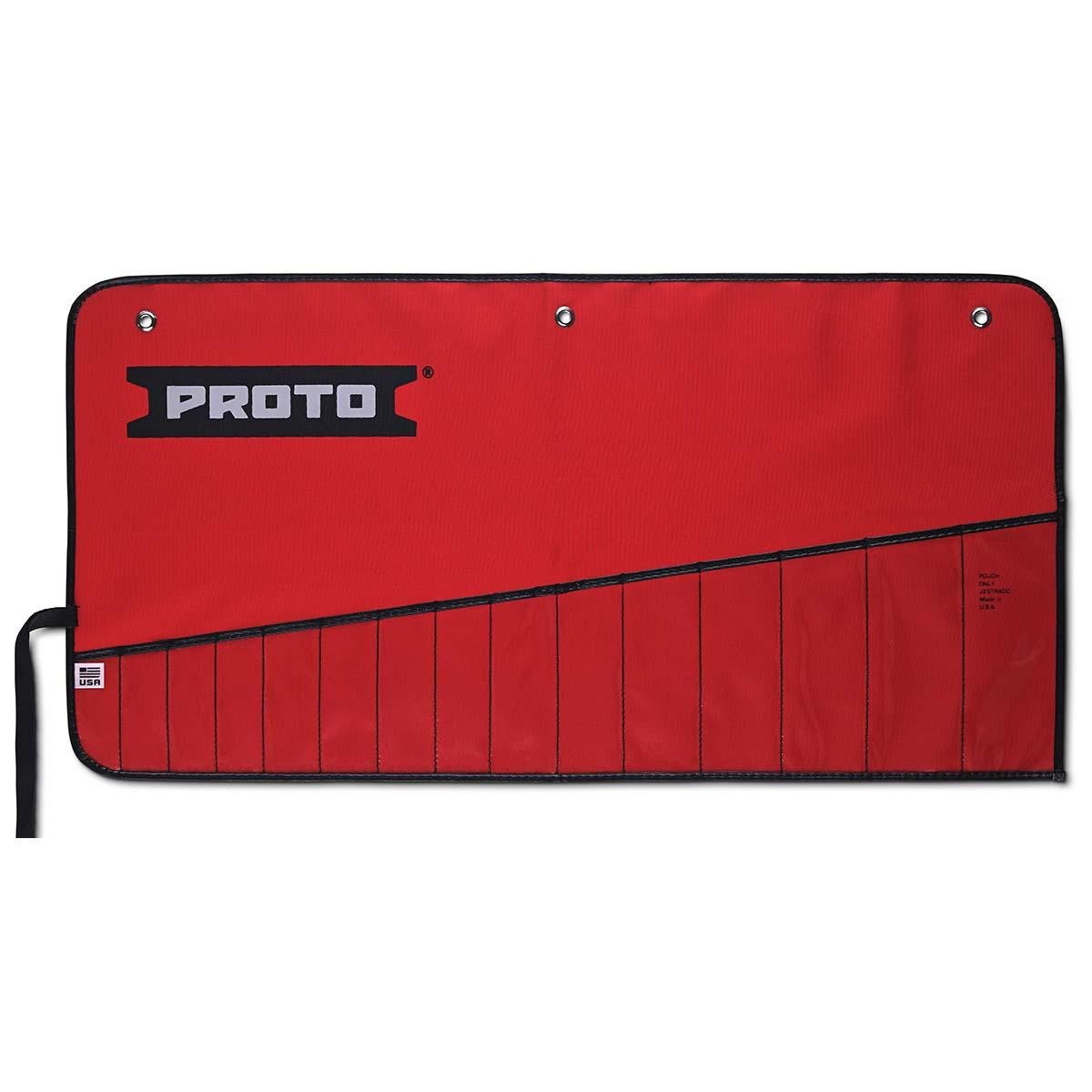 PROTO J25TR40C PROTO RED CANVAS 14-POCKET TOOL ROLL