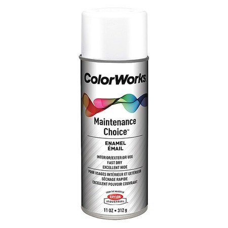 KRYLON PRODUCTS CWBK01027 SPRAY PAINT,WHITE,GLOSS