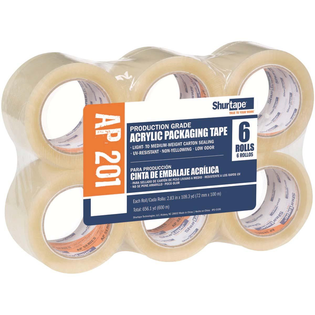 SHURTECH BRANDS 232519 AP 201 CLR - 72MM X 100M-H