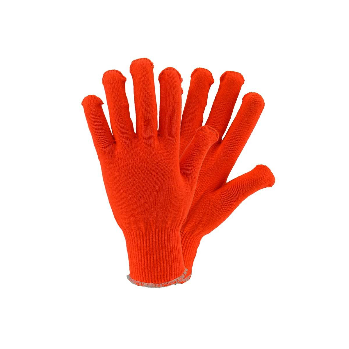 WEST CHESTER 713STO THERMASTAT 13G KNIT GLOVE LINER  ORANGE