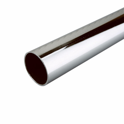KNAPE & VOGT 0015-6CH CLOSET POLE, CHROME, 6-FT.