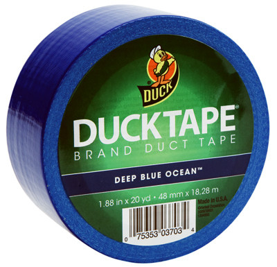 SHURTECH BRANDS 1304959 TAPE, DUCK BLUE, 1.88X20Y