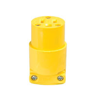 COOPER 4887-BOX CONNECTOR M PLUG 15A 125V YEL