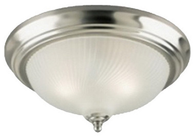 WESTINGHOUSE LIGHTING 64305 CEILING LIGHT FIXTURE, BRUSHED NICKEL & 