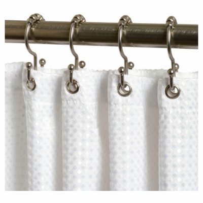 ZENITH PRODUCTS 96BN RING CURTAIN SHWR UNIV BRSHNIC