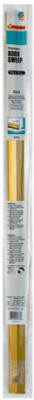 THERMWELL PRODUCTS A58/36H ALUMINIM & VINYL DOOR SWEEP, GOLD, 1-5/8