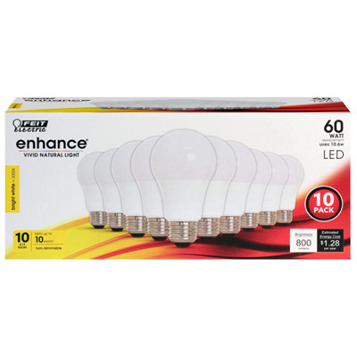 FEIT ELECTRIC OM60/930CA10K/10 BULB LED 60W A19 3K NON-DIM