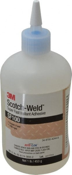 3M 00048011626291 1 LB BOTTLE CLEAR INSTANT ADHESIVE