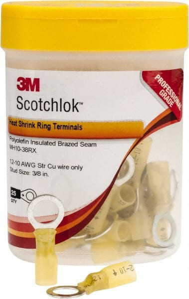 3M 00051128588949 12-10 AWG PARTIALLY INSULATED CRIMP CONN