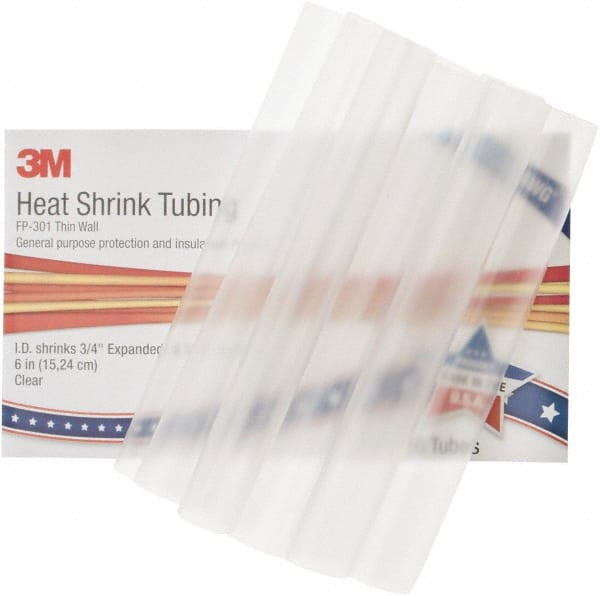 3M 00051128601259 6" LONG, 2:1, POLYOLEFIN HEAT SHRINK ELE