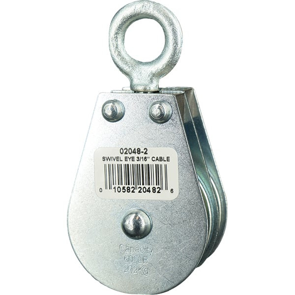 BLOCK DIV INC. 02048-2-C 600 LBS. LOAD LIMIT, SWIVEL EYE STANDARD