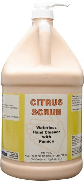DETCO 0256-4X1 1 GAL PUMP BOTTLE CREAM HAND CLEANER WIT