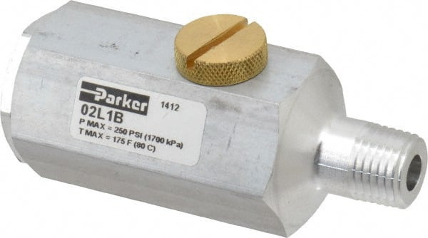 PARKER 02L1B 250 MAX PSI, INLINE FILTERS, REGULATORS 