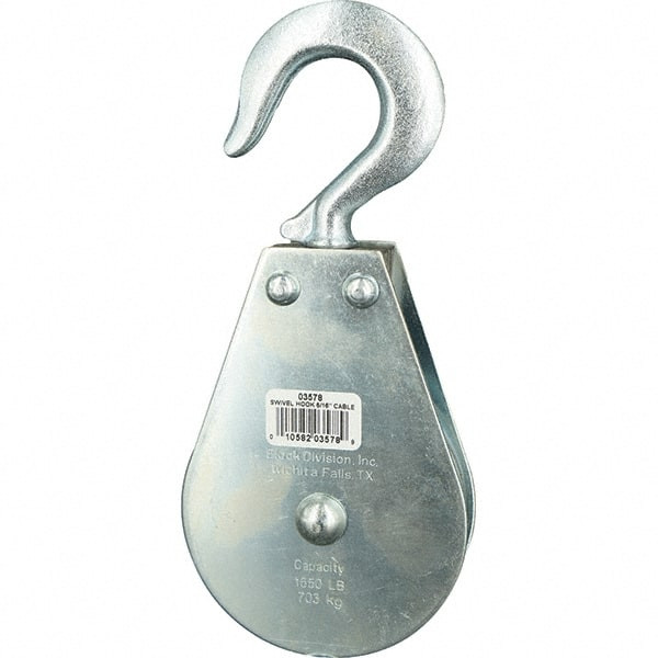 BLOCK DIV INC. 03578-C 1, 550 LBS. LOAD LIMIT, SWIVEL HOOK BLOC