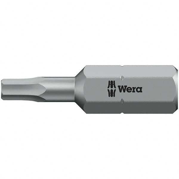 WERA 05135072001 3/32" HEX SCREWDRIVER BIT