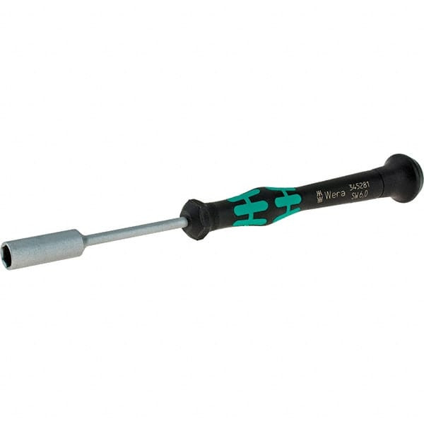 WERA 05345281001 6MM SOLID SHAFT PRECISION NUTDRIVER