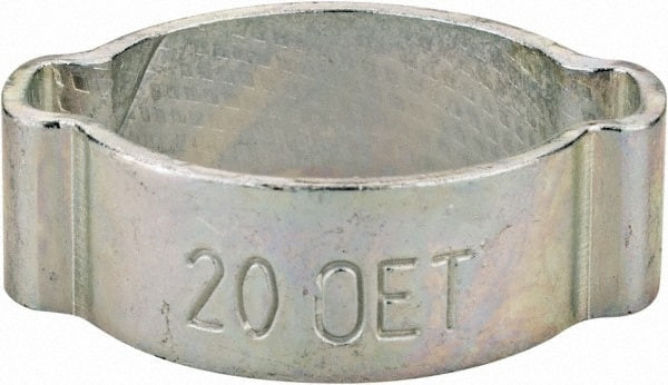 OETIKER 10100027-100 16.2 TO 20MM, ZINC-PLATED 2-EAR CLAMP