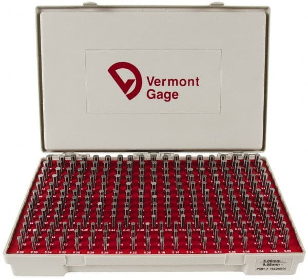 VERMONT GAGE 102200300 5 TO 9.98MM CLASS ZZ MINUS PLUG & PIN GA