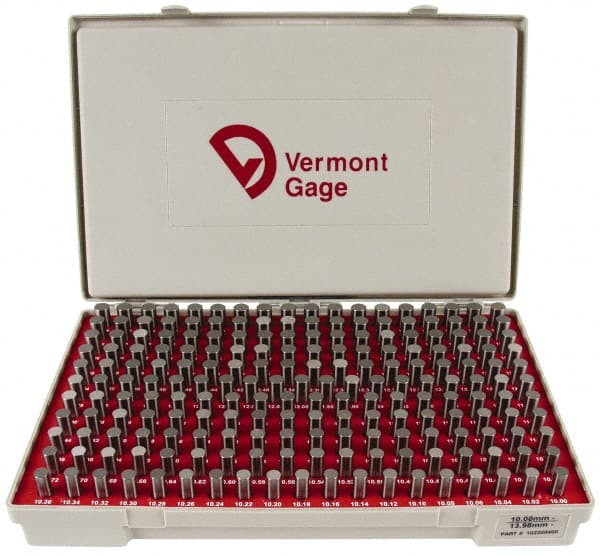 VERMONT GAGE 102200400 10 TO 13.98MM CLASS ZZ MINUS PLUG & PIN 
