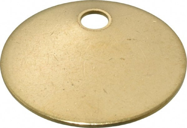 C.H. HANSON 1090B-50 1-1/4 INCH DIAMETER, ROUND, BRASS BLANK 
