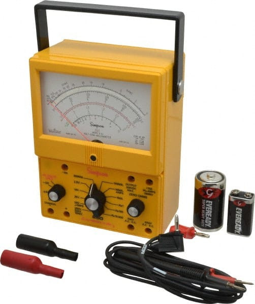 SIMPSON ELECTRIC 12395 12395, 1,000 VAC/VDC, ANALOG MANUAL RANG