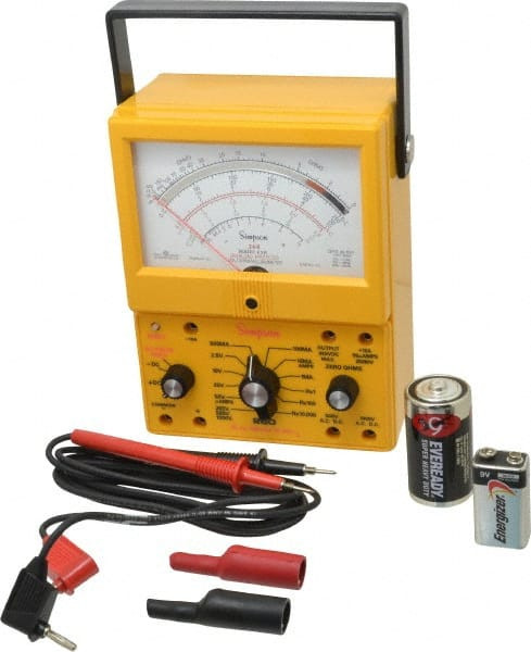 SIMPSON ELECTRIC 12396 12396, 1,000 VAC/VDC, ANALOG MANUAL RANG