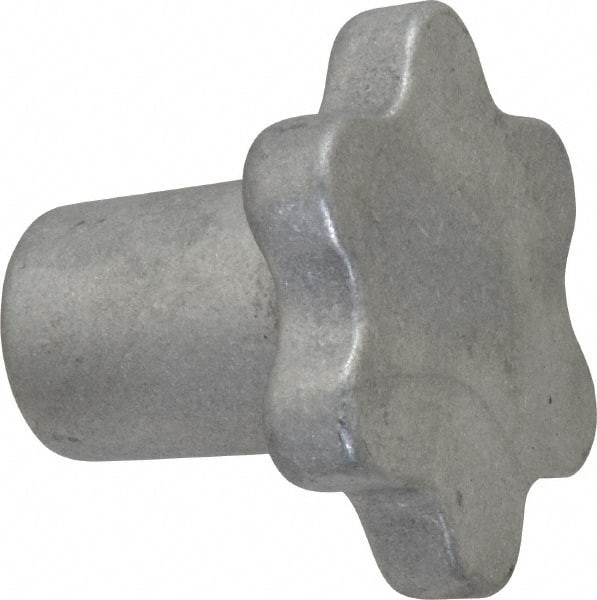 MADE IN USA 17213 2" HEAD DIAM, 6 POINT SCALLOPED KNOB