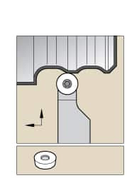 KENNAMETAL 1808535 LEFT HAND 0 NEUTRAL RAKE INDEXABLE TURNI