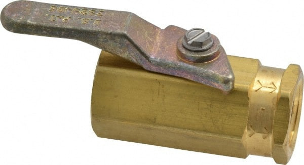 SPECIALTY 1970090 1/4" PIPE, BRASS STANDARD BALL VALVE