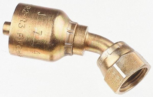 PARKER 1J743-6-6 3/8 THREAD HYDRAULIC HOSE FITTING
