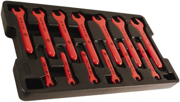 WIHA TOOLS 20194 INSULATED OPEN END WRENCH SET SAE