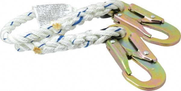 GEMTOR 2212L3 LANYARD,1/2" NYL,LOCK SNAP,3 FT.
