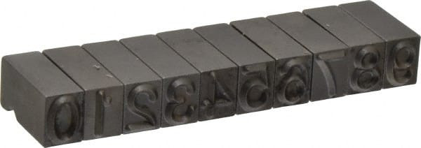 C.H. HANSON 27639 STEEL TYPE SETS