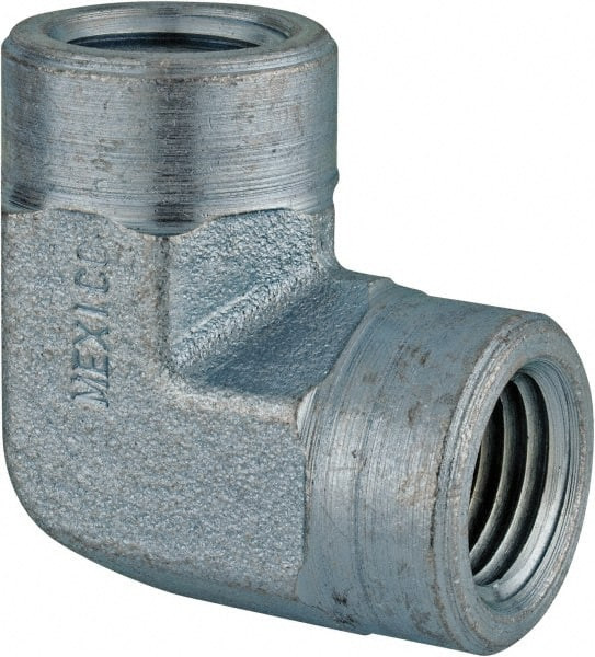 PARKER 3/4 DD-S 90 ELBOW, STEEL, 3/4  IN, FNPT X FNPTF