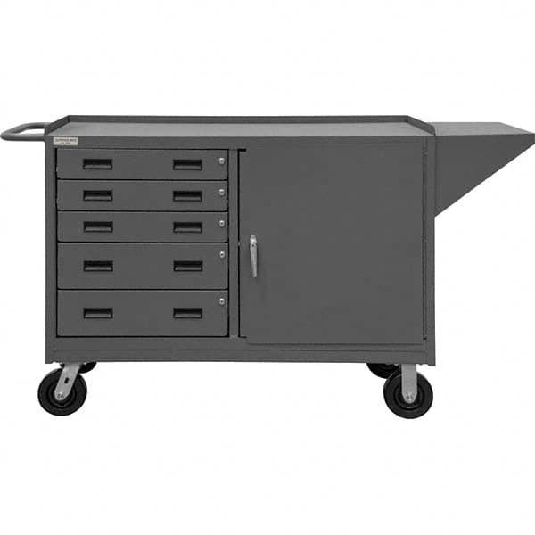 DURHAM MFG CO 3402-95 DURHAM MFG. MOBILE BENCH CABINET, 1 SHEL