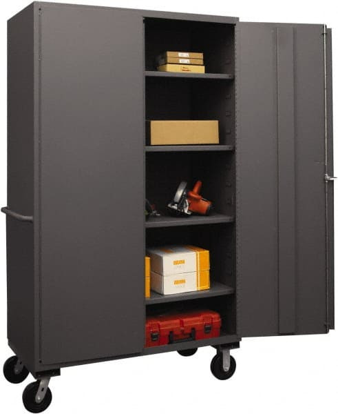 DURHAM MFG CO 3501M-BLP-4S-95 CABINET,FLUSH DOOR,MOBILE,14 GAUGE