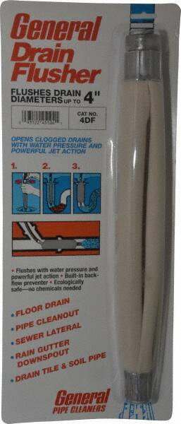 GENERAL PIPE CLEANERS 4DF WATER-PRESSURE FLUSH BAGS; FOR MINIMUM P