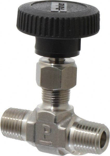 PARKER 4M-V4LN-SS 5,000 MAX PSI, 1/4" PIPE, 316 GRADE STAI