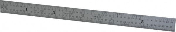 STARRETT 51334 6" LONG, 1/64, 1/50, 1/32, 1/10" GRADUAT