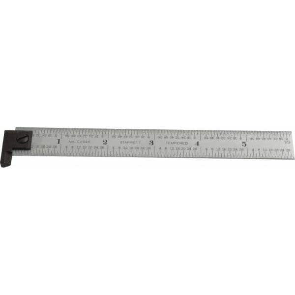 STARRETT 52673 6" LONG, 1/64, 1/32, 1/16, 1/8" GRADUATI