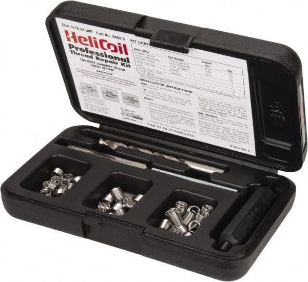 HELI-COIL 5402-5 THREAD REPAIR KIT,304 SS,5/16-24,36 PCS