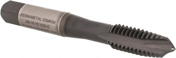 KENNAMETAL 5416898 3/8-16 3B 3 FLUTE TIN/CRC/C FINISH VANAD