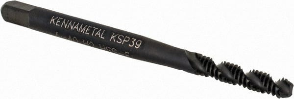 KENNAMETAL 5443804 #4-40 2 FLUTE 2B/3B BOTTOMING SPIRAL FLU