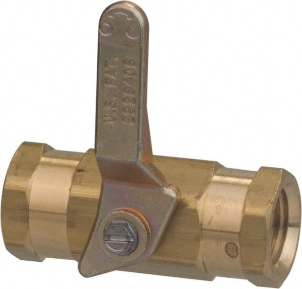 SPECIALTY 6121290 3/8" PIPE, BRASS STANDARD BALL VALVE