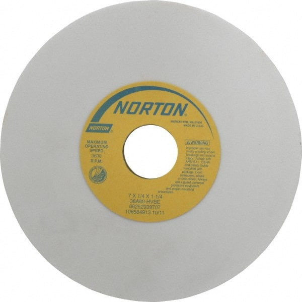 NORTON 66252939707 7" DIAM X 1-1/4" HOLE X 1/4" THICK, H HA