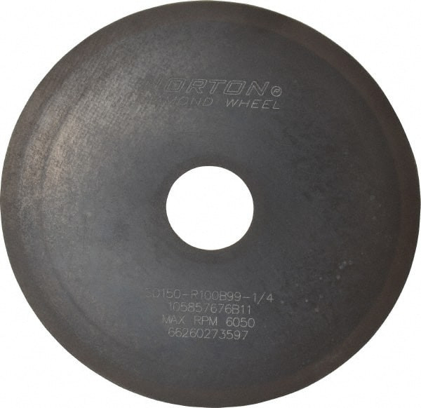 NORTON 66260273597 6" DIAM X 1-1/4" HOLE X 1/16" THICK, 150