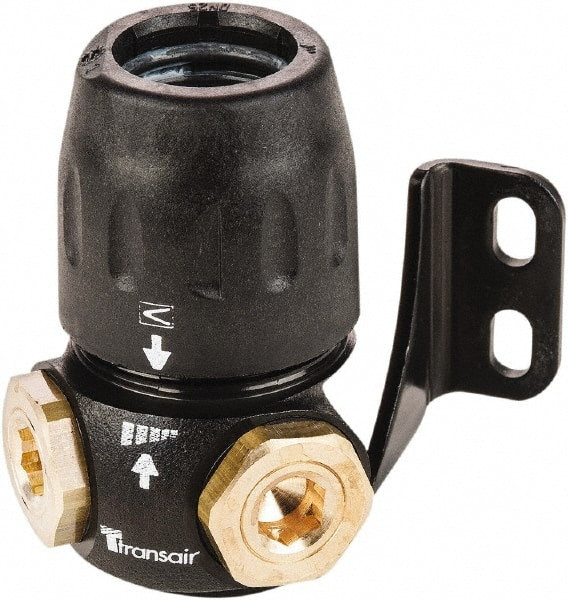 TRANSAIR 6684 17 22 1/2" ID, 16.5MM OD, 90 TWO PORT WALL BRA