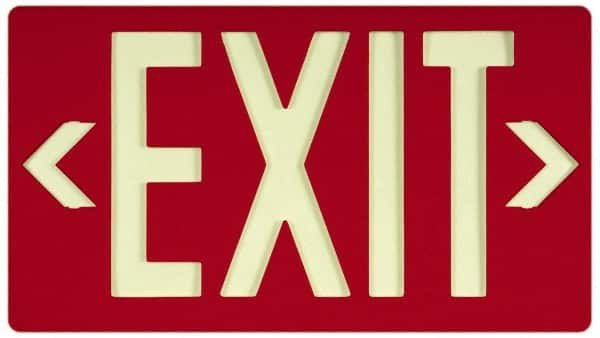 NMC 7052B EXIT, PLASTIC EXIT SIGN