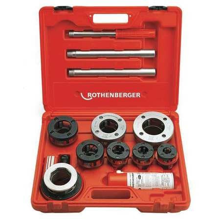 ROTHENBERGER 70905 1/2TO2"6-DIE-HEADPIPETHREADERSET
