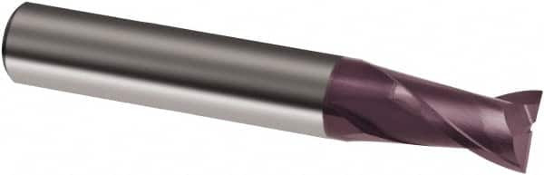 GUHRING 9030920063500 SQUARE END MILL: 1/4" DIA, 1/2" LOC, 2 F